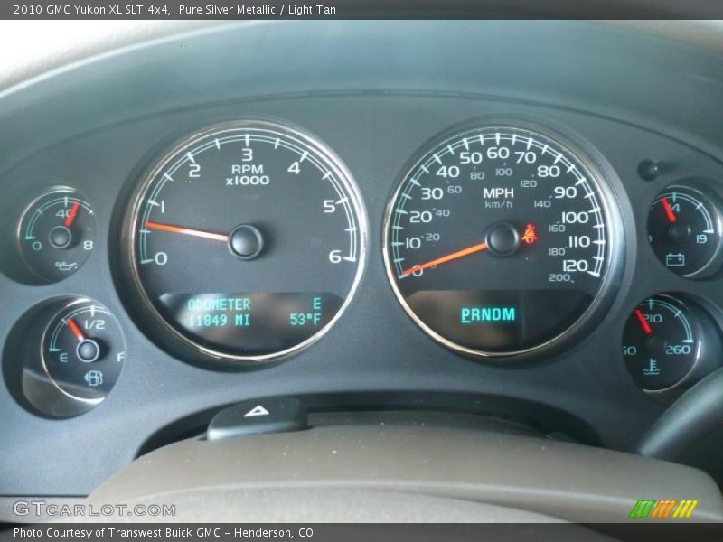 Pure Silver Metallic / Light Tan 2010 GMC Yukon XL SLT 4x4