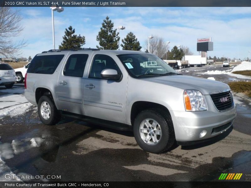 Pure Silver Metallic / Light Titanium 2010 GMC Yukon XL SLT 4x4