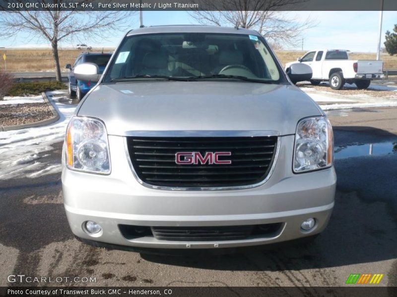 Pure Silver Metallic / Light Titanium 2010 GMC Yukon XL SLT 4x4