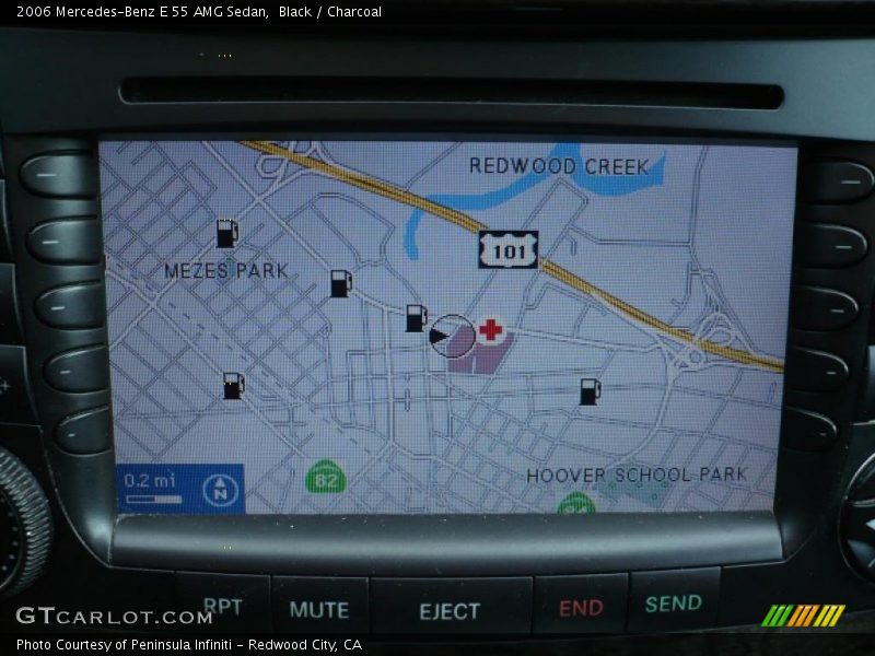 Navigation of 2006 E 55 AMG Sedan