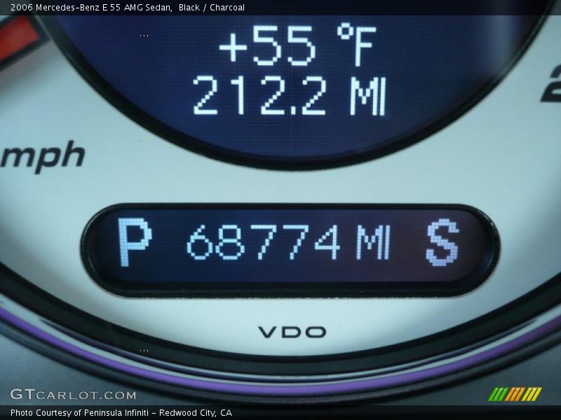 Black / Charcoal 2006 Mercedes-Benz E 55 AMG Sedan