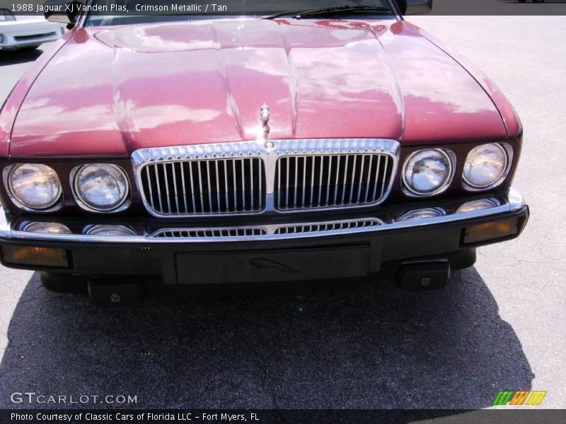 Crimson Metallic / Tan 1988 Jaguar XJ Vanden Plas