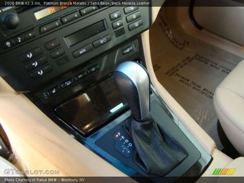 Platinum Bronze Metallic / Sand Beige/Black Nevada Leather 2008 BMW X3 3.0si