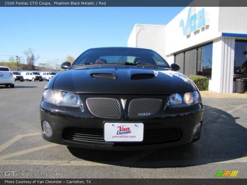 Phantom Black Metallic / Red 2006 Pontiac GTO Coupe