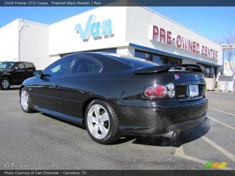 Phantom Black Metallic / Red 2006 Pontiac GTO Coupe