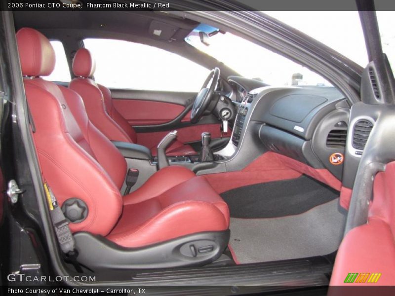  2006 GTO Coupe Red Interior