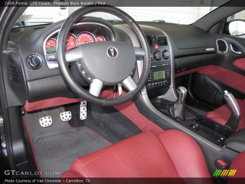 Red Interior - 2006 GTO Coupe 