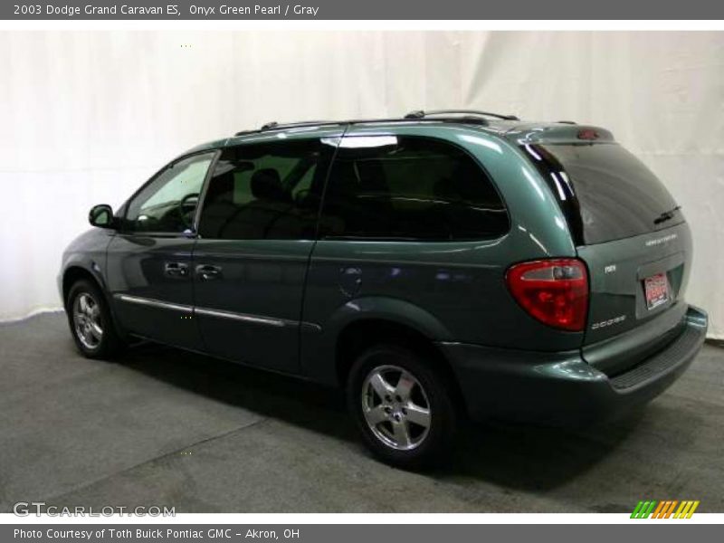 Onyx Green Pearl / Gray 2003 Dodge Grand Caravan ES