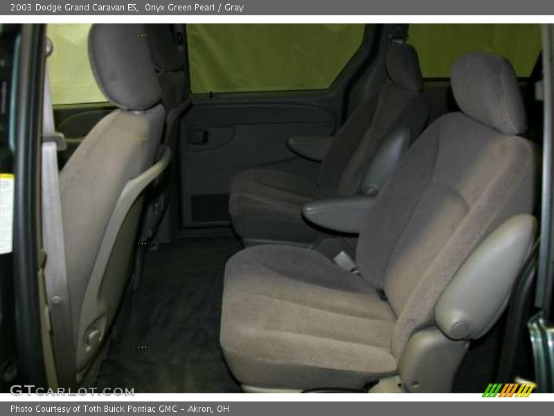 Onyx Green Pearl / Gray 2003 Dodge Grand Caravan ES