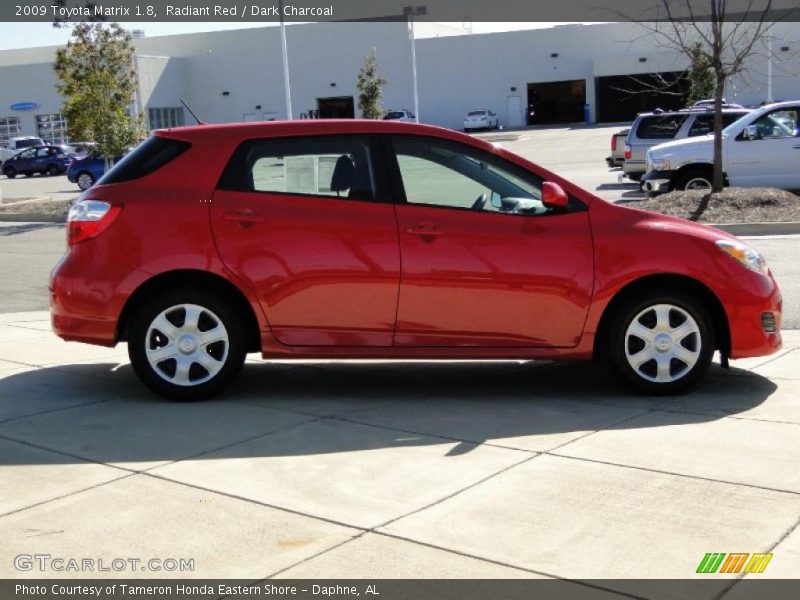 Radiant Red / Dark Charcoal 2009 Toyota Matrix 1.8