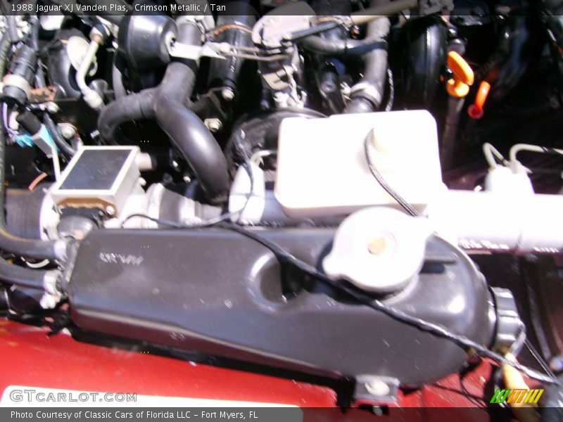 Crimson Metallic / Tan 1988 Jaguar XJ Vanden Plas