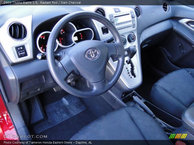Radiant Red / Dark Charcoal 2009 Toyota Matrix 1.8