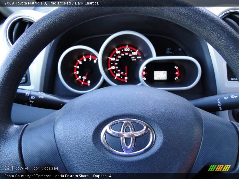Radiant Red / Dark Charcoal 2009 Toyota Matrix 1.8