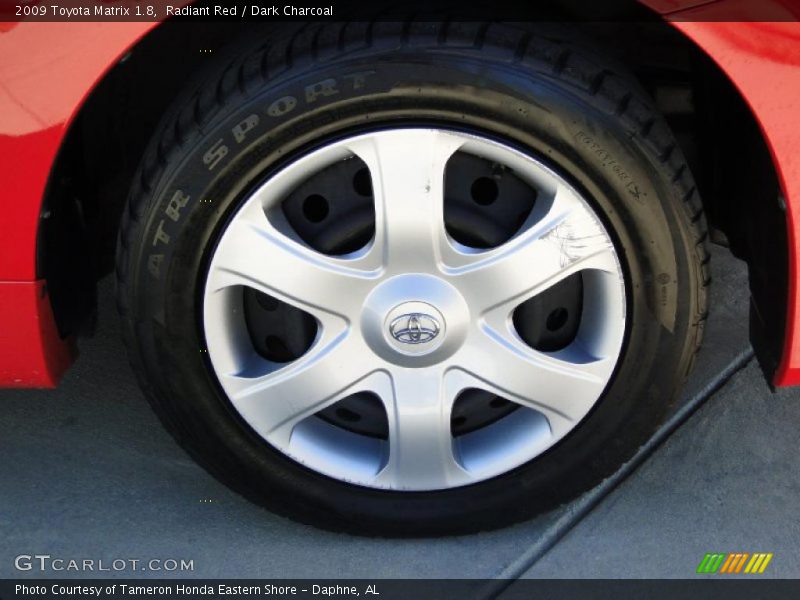Radiant Red / Dark Charcoal 2009 Toyota Matrix 1.8