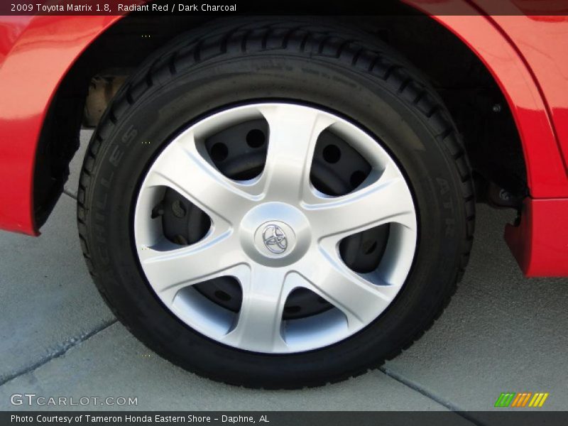 Radiant Red / Dark Charcoal 2009 Toyota Matrix 1.8