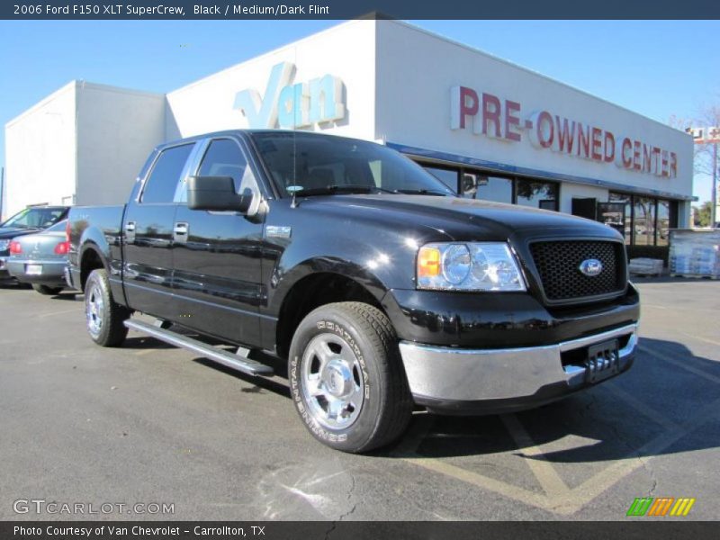 Black / Medium/Dark Flint 2006 Ford F150 XLT SuperCrew