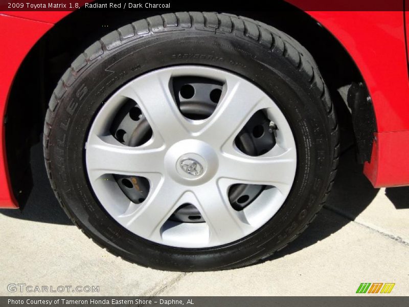 Radiant Red / Dark Charcoal 2009 Toyota Matrix 1.8