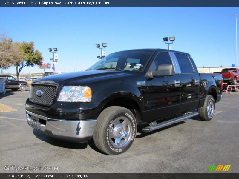 Black / Medium/Dark Flint 2006 Ford F150 XLT SuperCrew