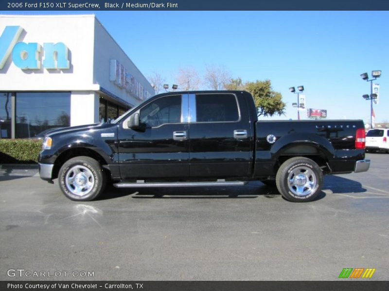 Black / Medium/Dark Flint 2006 Ford F150 XLT SuperCrew