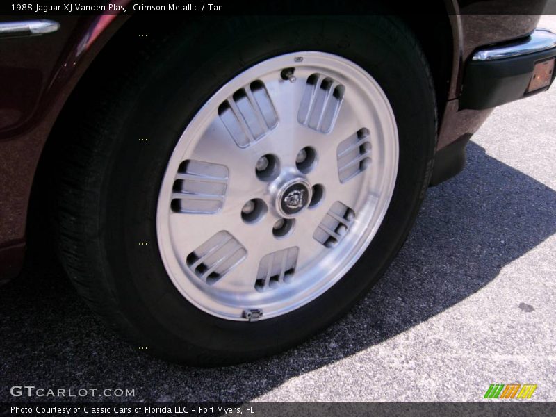 Crimson Metallic / Tan 1988 Jaguar XJ Vanden Plas