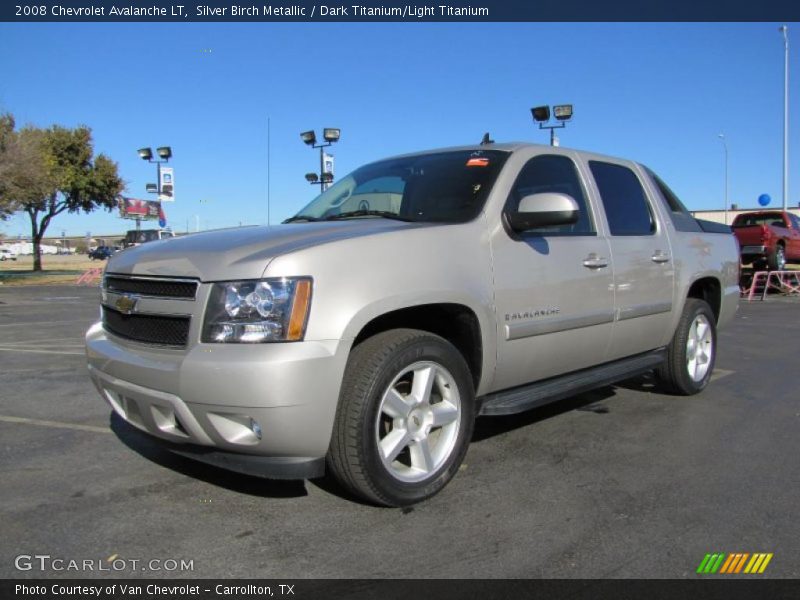 Silver Birch Metallic / Dark Titanium/Light Titanium 2008 Chevrolet Avalanche LT