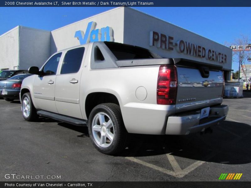 Silver Birch Metallic / Dark Titanium/Light Titanium 2008 Chevrolet Avalanche LT