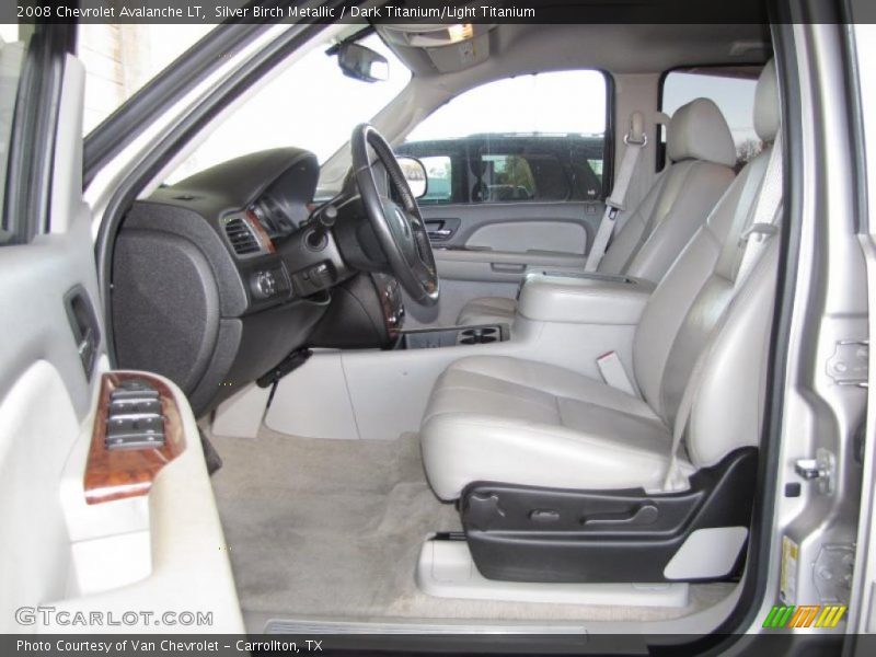 Silver Birch Metallic / Dark Titanium/Light Titanium 2008 Chevrolet Avalanche LT