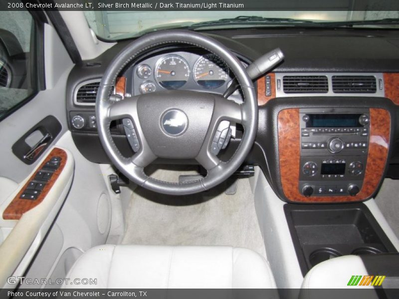 Silver Birch Metallic / Dark Titanium/Light Titanium 2008 Chevrolet Avalanche LT