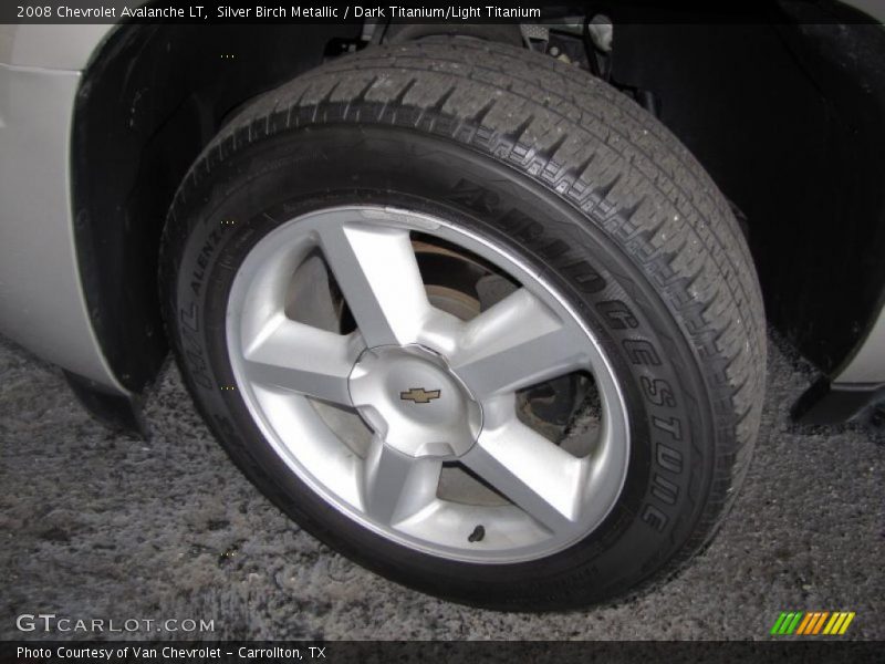 Silver Birch Metallic / Dark Titanium/Light Titanium 2008 Chevrolet Avalanche LT