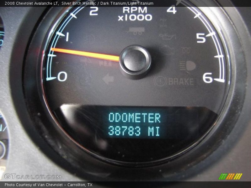 Silver Birch Metallic / Dark Titanium/Light Titanium 2008 Chevrolet Avalanche LT