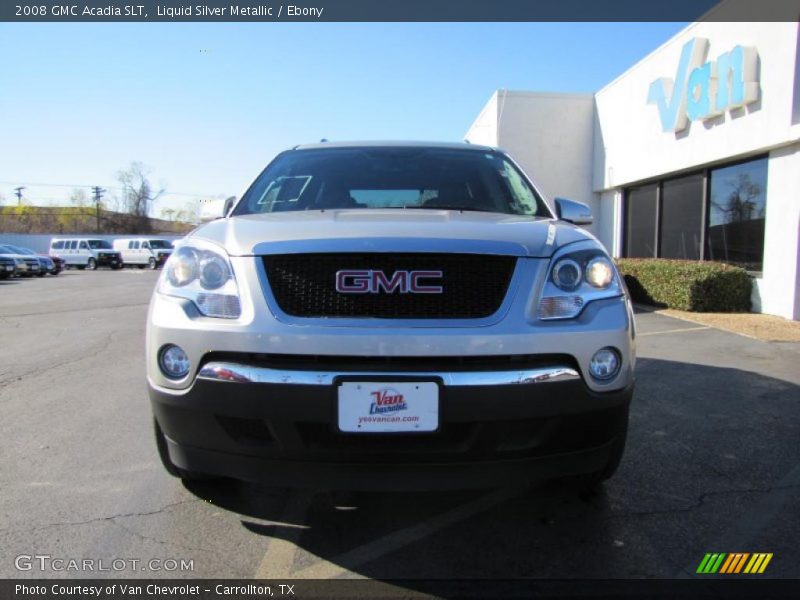 Liquid Silver Metallic / Ebony 2008 GMC Acadia SLT