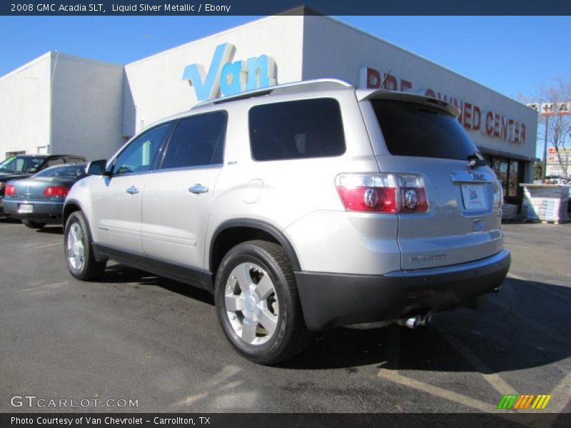 Liquid Silver Metallic / Ebony 2008 GMC Acadia SLT