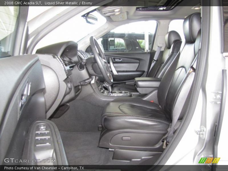 Liquid Silver Metallic / Ebony 2008 GMC Acadia SLT