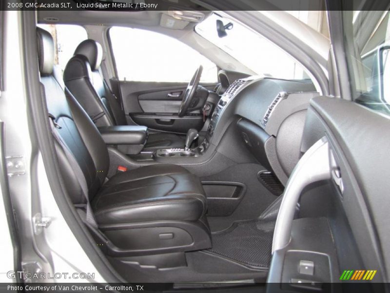 Liquid Silver Metallic / Ebony 2008 GMC Acadia SLT