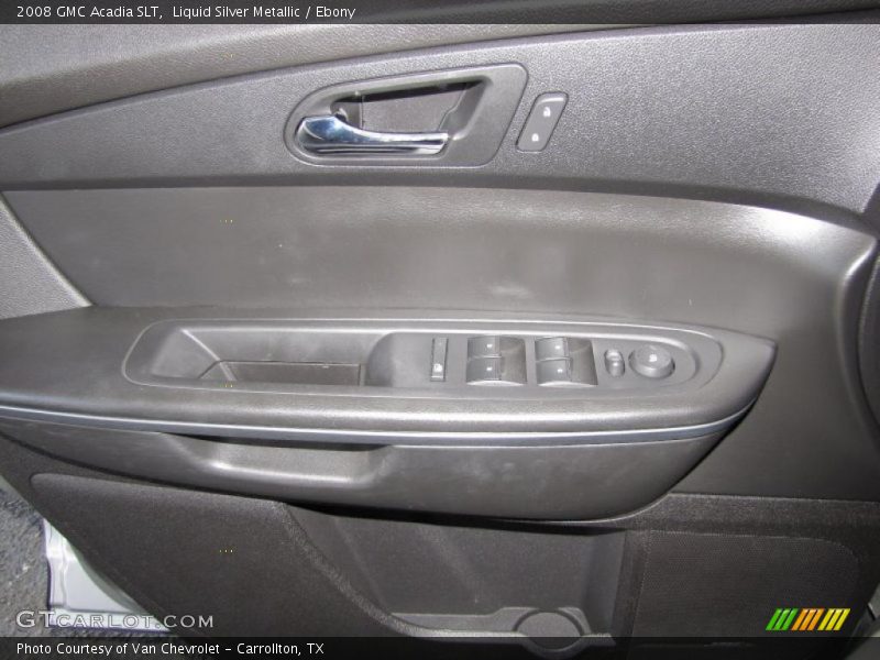 Liquid Silver Metallic / Ebony 2008 GMC Acadia SLT