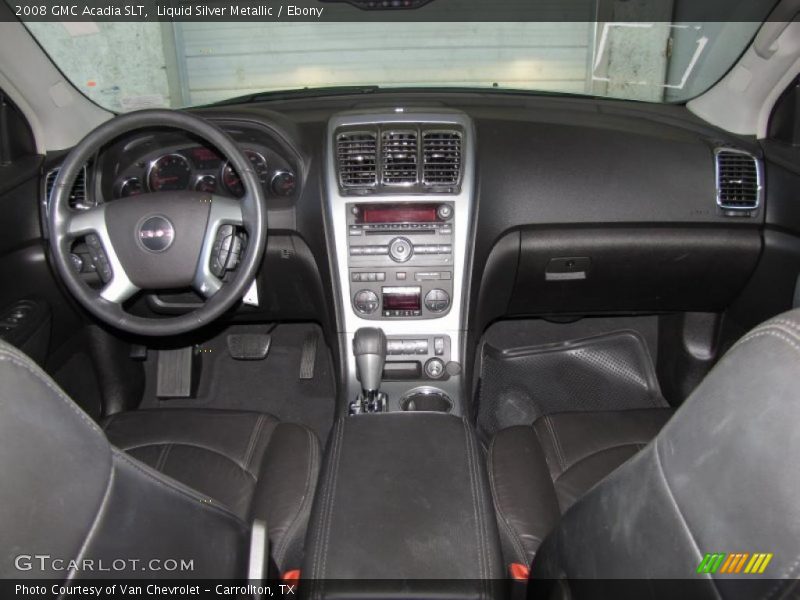 Liquid Silver Metallic / Ebony 2008 GMC Acadia SLT