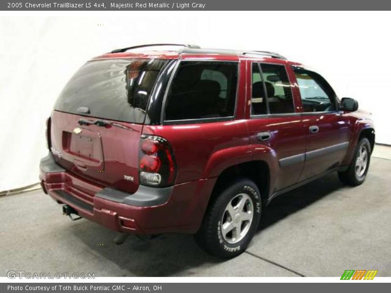 Majestic Red Metallic / Light Gray 2005 Chevrolet TrailBlazer LS 4x4
