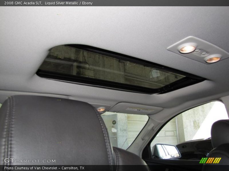 Liquid Silver Metallic / Ebony 2008 GMC Acadia SLT