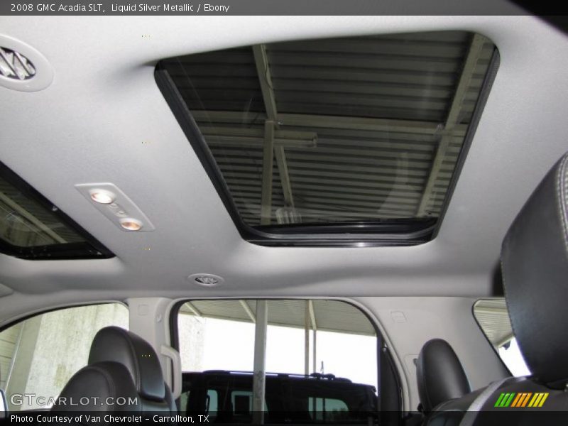 Liquid Silver Metallic / Ebony 2008 GMC Acadia SLT