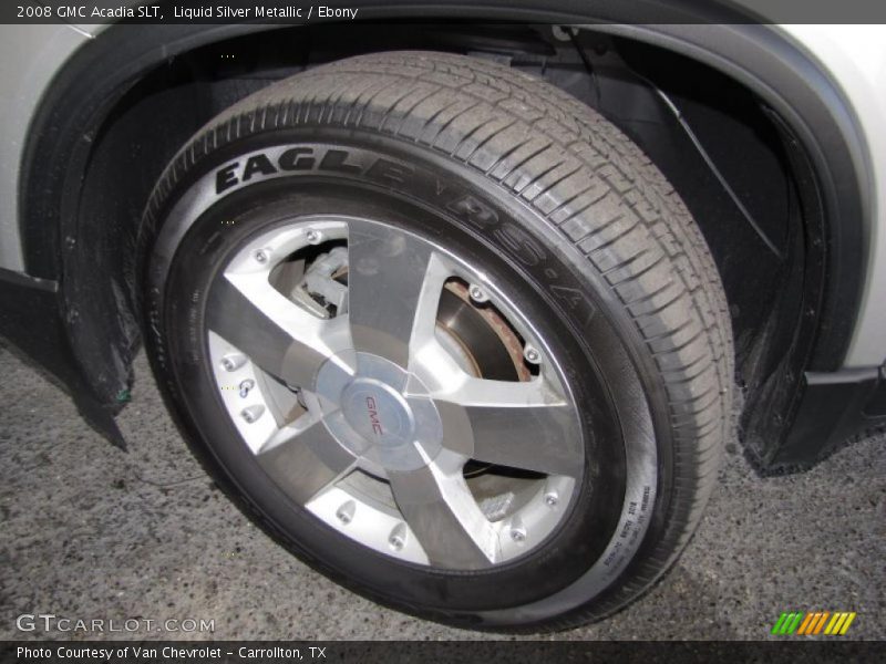 Liquid Silver Metallic / Ebony 2008 GMC Acadia SLT
