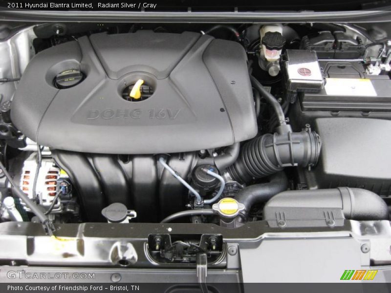  2011 Elantra Limited Engine - 1.8 Liter DOHC 16-Valve D-CVVT 4 Cylinder