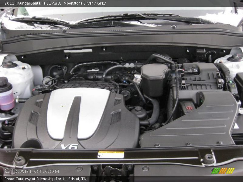  2011 Santa Fe SE AWD Engine - 3.5 Liter DOHC 24-Valve VVT V6