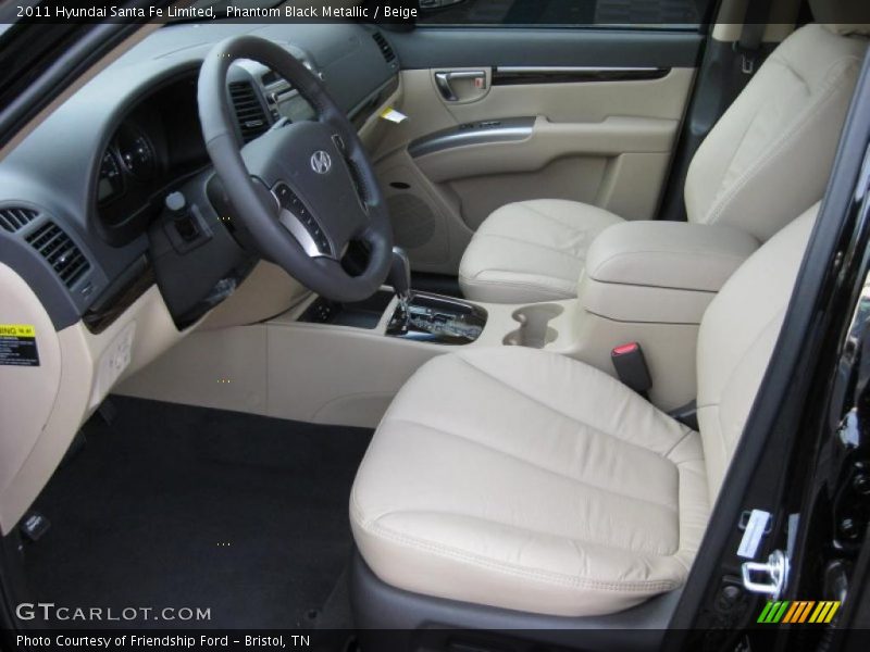  2011 Santa Fe Limited Beige Interior
