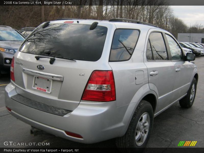 Bright Silver / Gray 2008 Kia Sorento LX 4x4