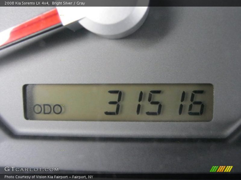 Bright Silver / Gray 2008 Kia Sorento LX 4x4