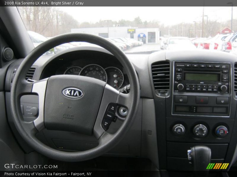 Bright Silver / Gray 2008 Kia Sorento LX 4x4