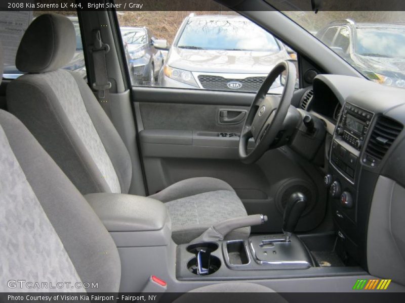 Bright Silver / Gray 2008 Kia Sorento LX 4x4