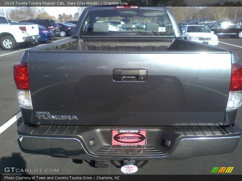 Slate Gray Metallic / Graphite Gray 2010 Toyota Tundra Regular Cab