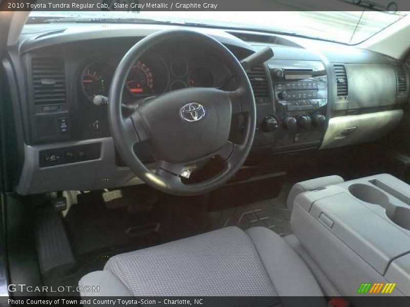 Slate Gray Metallic / Graphite Gray 2010 Toyota Tundra Regular Cab