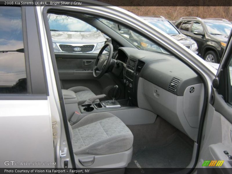 Bright Silver / Gray 2008 Kia Sorento LX 4x4